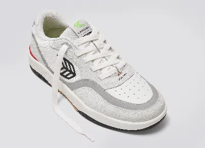 Cariuma Uba Pro Panelled Sneakers In Off-white Smoke/black