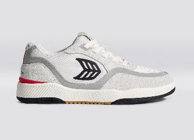 Cariuma Uba Pro Panelled Lace-up Sneakers In Off-white Smoke/black