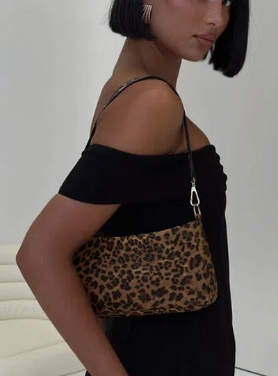 Princess Polly Cheeky Shoulder Bag In Leopard