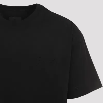 Givenchy Logo Short-sleeved T-shirt In Black