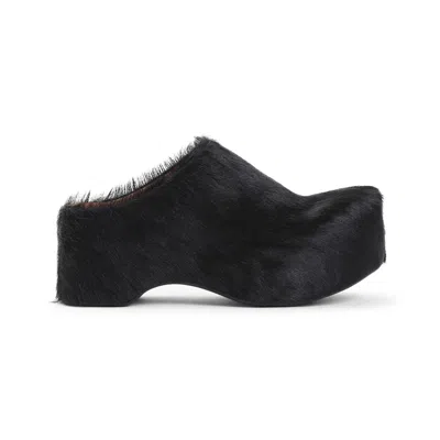 Marni Chunky Clog Sabot With In Black