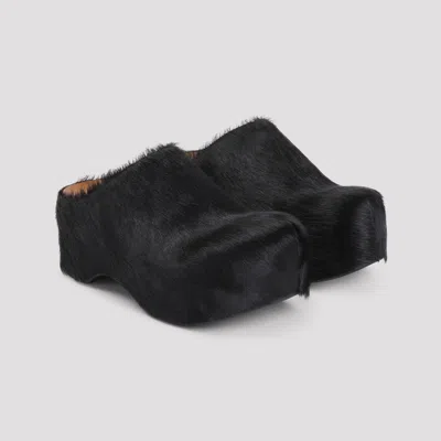 Marni Chunky Clog Sabot With In Black