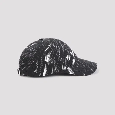 Marni Logo Printed Baseball Cap In Black