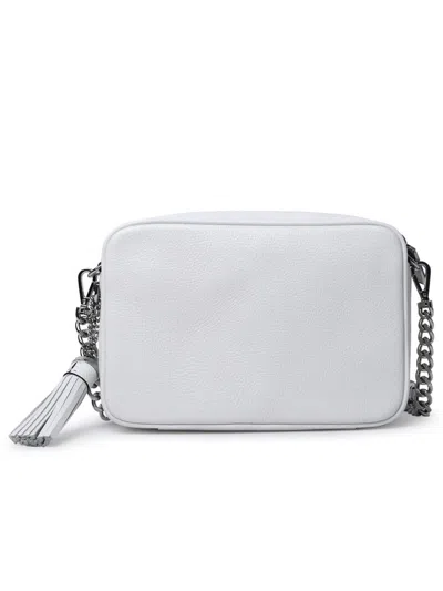 Michael Kors White Leather Ginny Bag In White