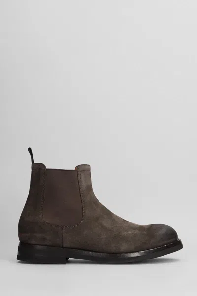 Shop Green George Combat Boots In Brown