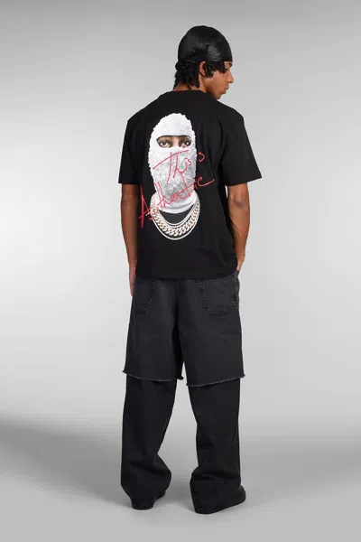 Ih Nom Uh Nit This Is Authentic Mask On The Back T Shirt T-shirts Black In Black