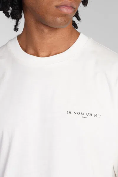Ih Nom Uh Nit Black Roses And Pearls Logo T-shirt In White