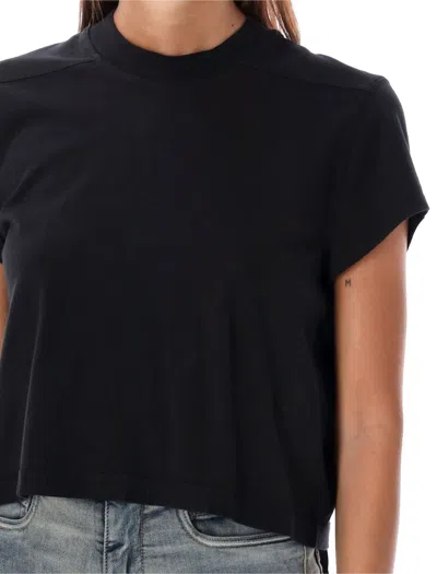 Shop Rick Owens Drkshdw Cropped Small Level T-shirt In Black