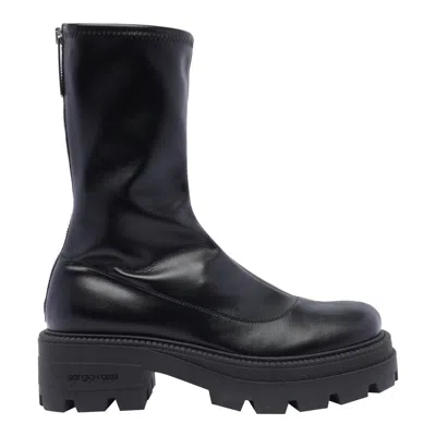 Shop Sergio Rossi Boots In Black