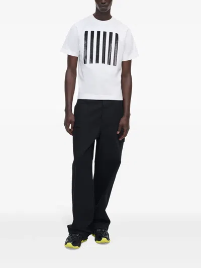 Marc Jacobs T-shirt The Stripe Box Tee In Weiss