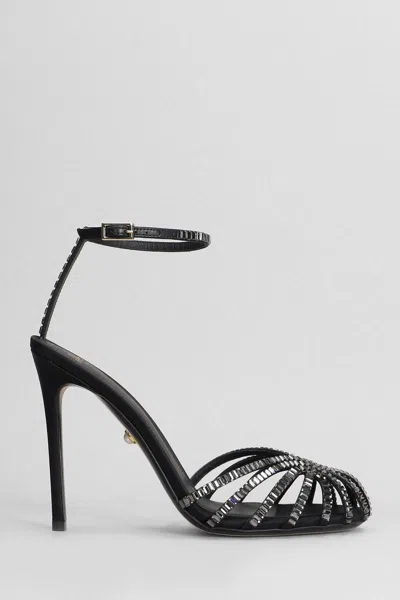 Shop Alevì Milano Alevi Milano Penelope 110 Sandals In Black