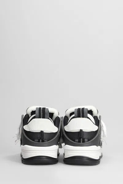 Shop Axel Arigato Area Patchwork Sneakers In Black