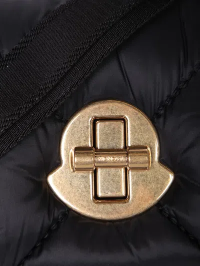 Moncler Women Mini Puf Cross Body Bag In Black