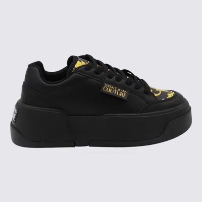 Shop Versace Jeans Couture Black Sneakers