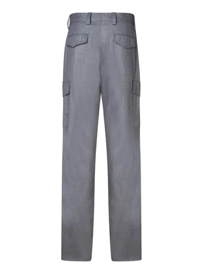 Shop Brunello Cucinelli Trousers In Grey