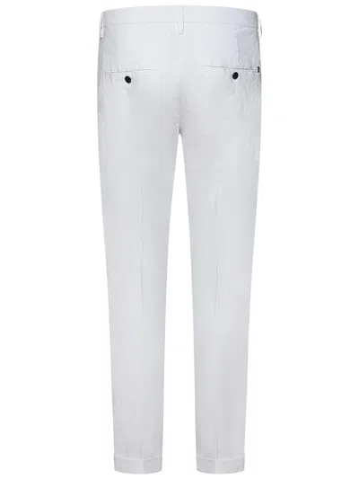 Shop Dondup Gaubert Trousers In White