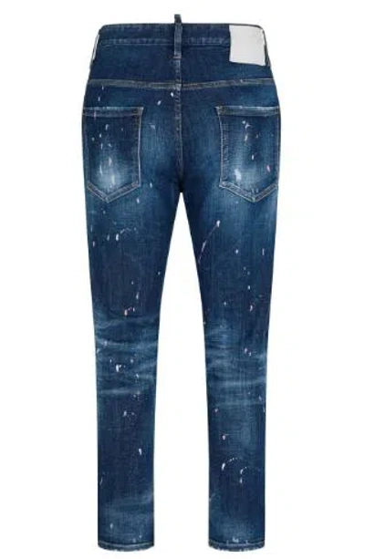 Dsquared2 Straight Slim Cut Stretch-cotton Trousers