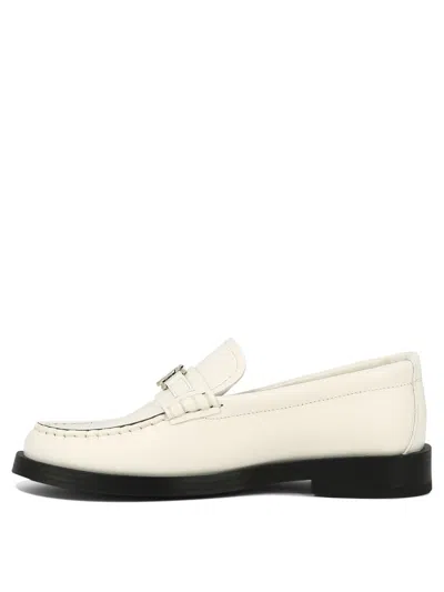 Shop Jimmy Choo "addie" Loafers In White