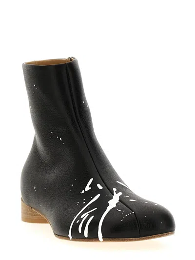 Shop Mm6 Maison Margiela Anatomical Ankle Boots In Multicolor