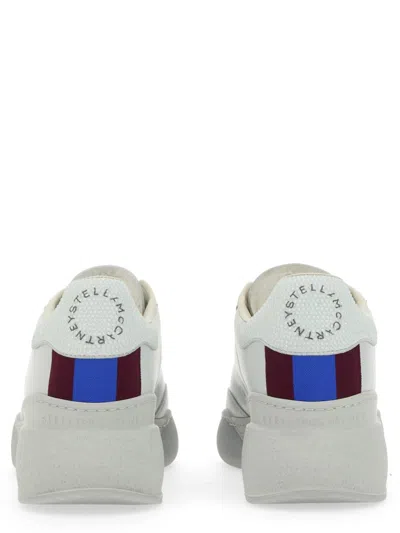 Stella Mccartney Woman Sneakers Sky Blue Size 7 Textile Fibers In White