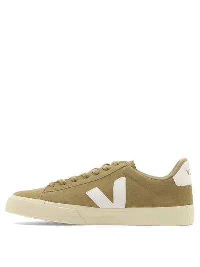 Shop Veja "campo" Sneakers In Beige