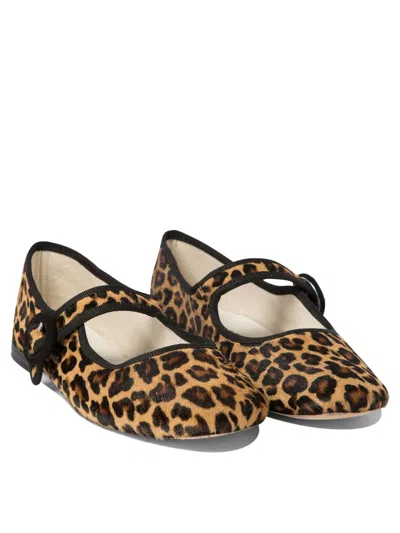 Shop Repetto "georgia" Ballet Flats In Brown