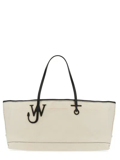 Shop Jw Anderson J.w. Anderson "anchor Stretch" Tote Bag In White