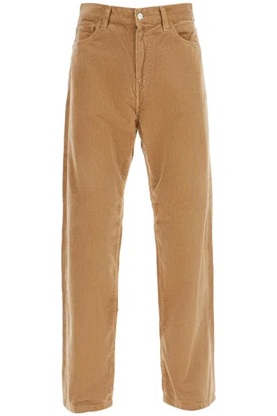 Shop Carhartt Landon Corduroy Pants In Beige