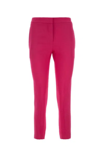 Shop Alexander Mcqueen Pants In Pink