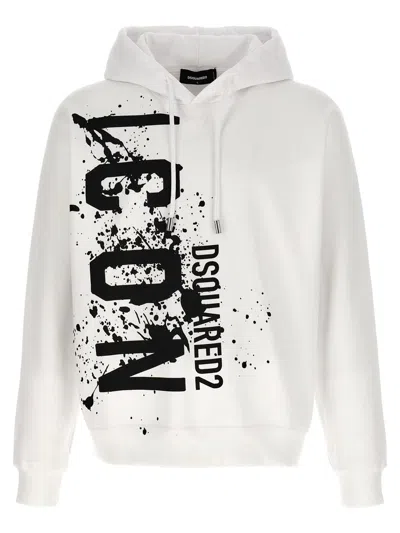 Shop Dsquared2 'icon' Hoodie In Multicolor