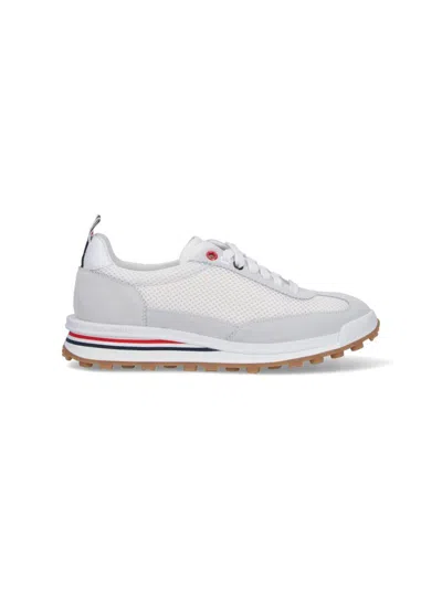 Shop Thom Browne Sneakers In White