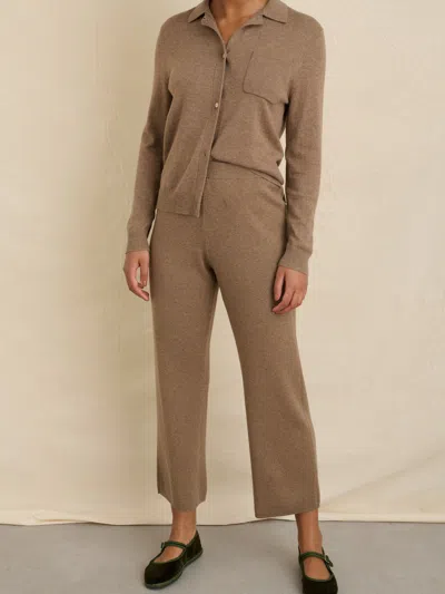 Alex Mill Chris Sweater Pant In Heather Latte