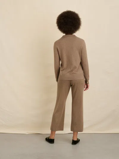 Alex Mill Chris Sweater Pant In Heather Latte