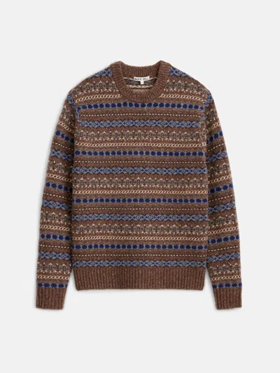 ALEX MILL FAIR ISLE DONEGAL SWEATER 