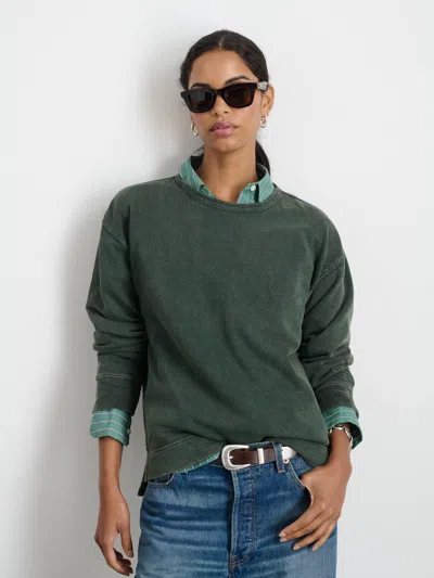 Alex Mill Frankie Sweatshirt In Vintage Wash In Pine Grove
