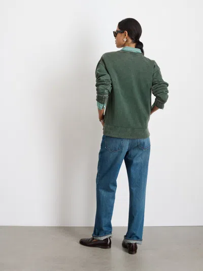 Alex Mill Frankie Sweatshirt In Vintage Wash In Pine Grove