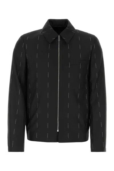 Givenchy Wool Zipped Jacket In Black