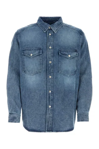 Shop Isabel Marant Shirts In Blue