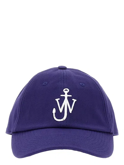 Shop Jw Anderson J.w. Anderson Logo Cap In Blue