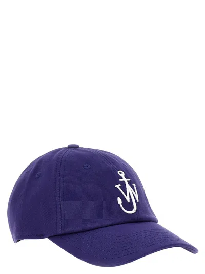 Shop Jw Anderson J.w. Anderson Logo Cap In Blue