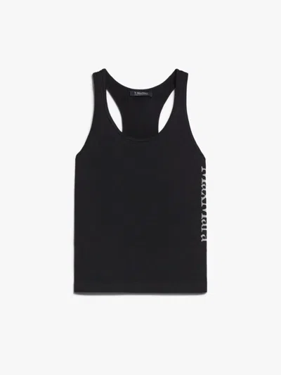 Shop Max Mara "fortuna" Tank Top In Black