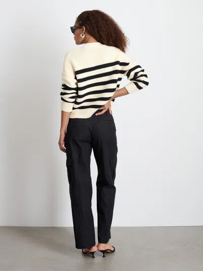 Alex Mill Ivy Cargo Pant In Rich Black