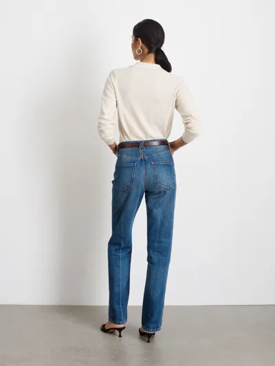 Alex Mill Jac Polo Sweater In Oatmeal