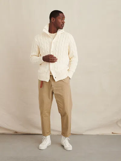 Alex Mill Jack Cable Sweater In Ivory