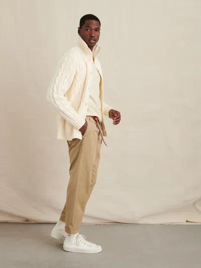 Alex Mill Jack Cable Sweater In Ivory