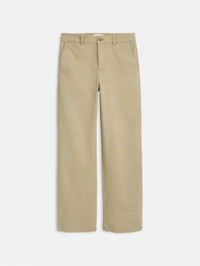 Alex Mill Marci Trouser In Twill In Putty