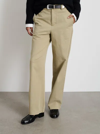 Alex Mill Marci Trouser In Twill In Putty