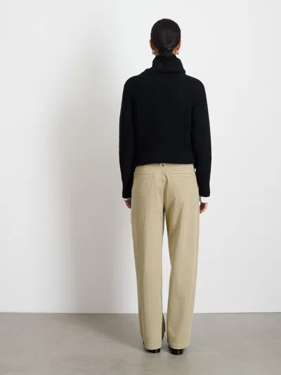 Alex Mill Marci Trouser In Twill In Putty
