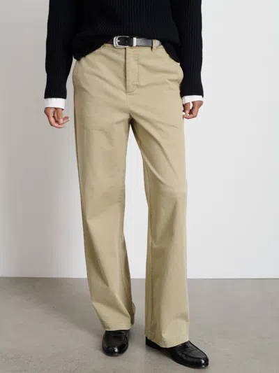Alex Mill Marci Trouser In Twill In Putty