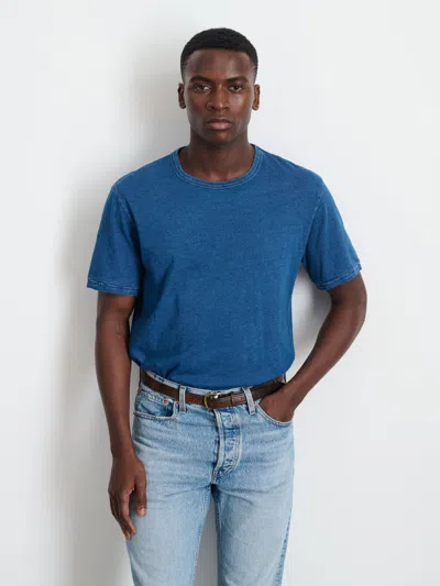 Alex Mill Standard T-shirt In Slub Cotton In Indigo